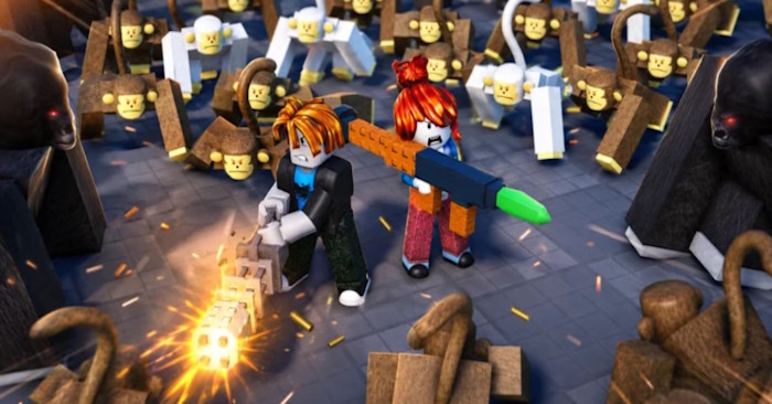 Game Sống sót giữa triệu con khỉ trên Roblox