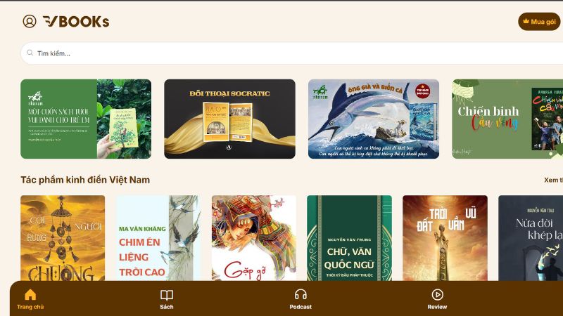 Đa thể loại sách phục vụ các nhu cầu của nhiều đối tượng khách hàng