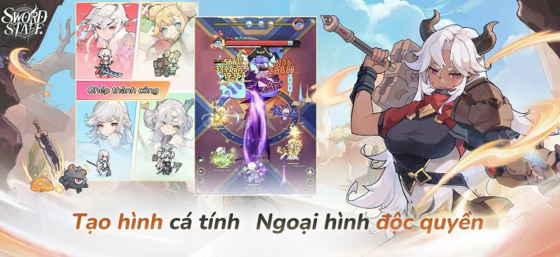 Tùy chỉnh tạo hình cá tính, ngoại hình độc quyền