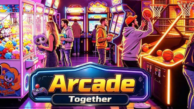 Hợp tác cùng bạn bè để quản lý khu trò chơi điện tử, giải trí trong game Arcade Together