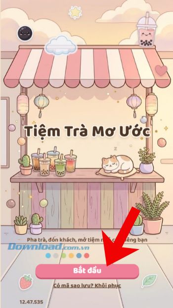 Ấn vào nút Bắt đầu