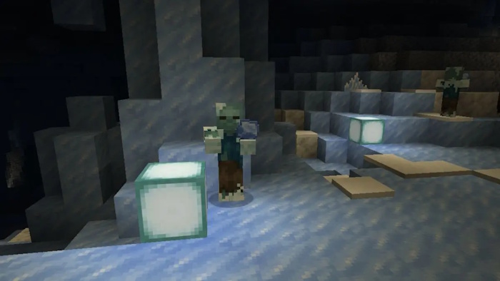 Mob trong hang băng Minecraft