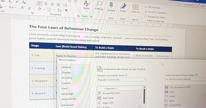 Những công cụ ẩn, không có trên ribbon của Microsoft Word