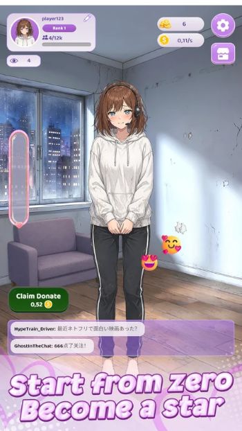 Mô phỏng streamer lấy cảm hứng từ anime