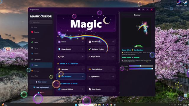 Cá nhân hóa hiệu ứng trỏ chuột theo từng chuyển động trên màn hình với Magic Cursor 