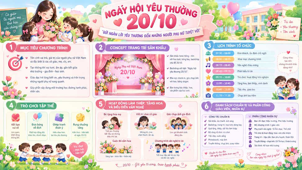 Kế hoạch 20/10