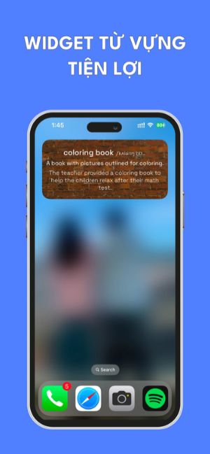 Widget từ vựng tiện loại