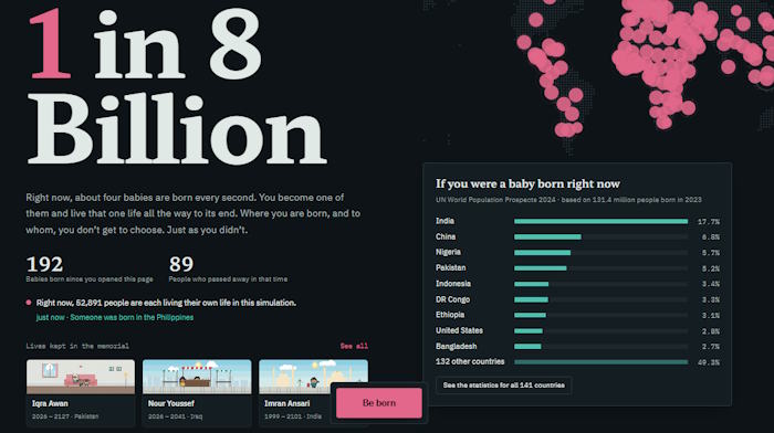 1 in 8 Billion có thể chơi trực tiếp miễn phí trên trình duyệt web