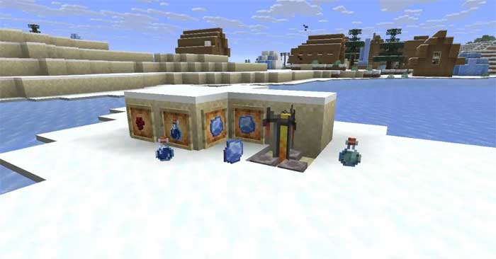 Chế tạo bình thuốc đóng băng trong Minecraft