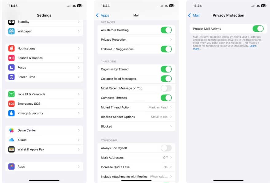Bảo vệ sự riêng tư trên iPhone