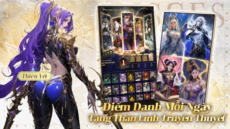 Điểm danh mỗi ngày, tăng thần linh truyền thuyết