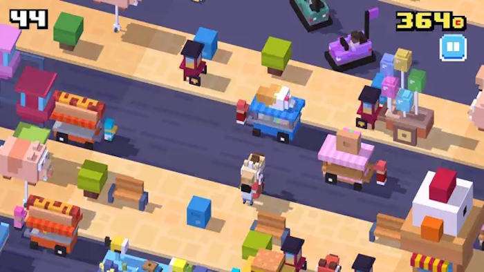 Crossy Road là game arcade vượt chướng ngại vật thú vị và đầy thách thức