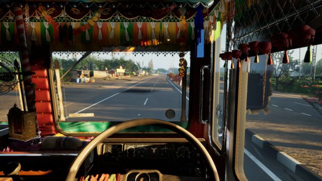 Chơi game Indian Truck Simulator ở góc nhìn thứ nhất hoặc thứ ba