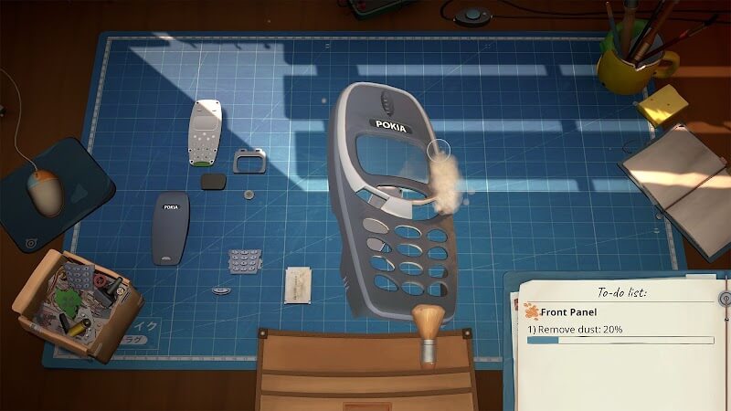 Sửa chữa các món đồ điện tử đời cũ đầy hoài niệm trong game ReStory: Chill Repair Shop
