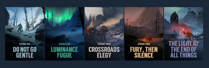 Mua THE LONG DARK, bạn nhận được tất cả năm tập của WINTERMUTE