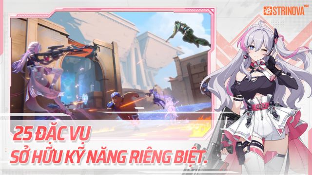 25 đặc vụ sở hữu bộ kỹ năng, vũ khí và vai trò chiến đấu riêng