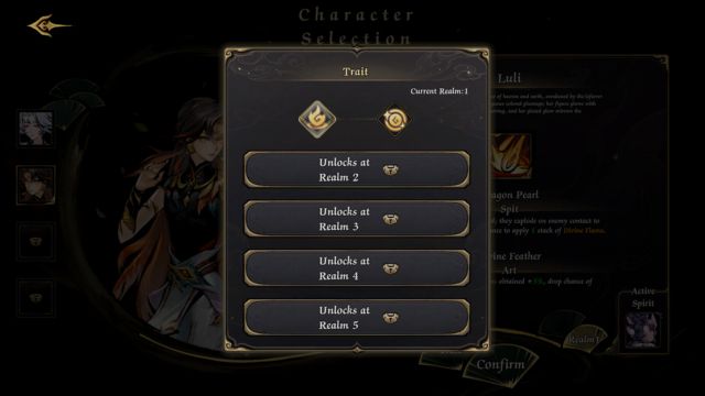 Tiến bộ để mở khóa các kỹ năng, nâng cấp trong Realm of Taiwu 