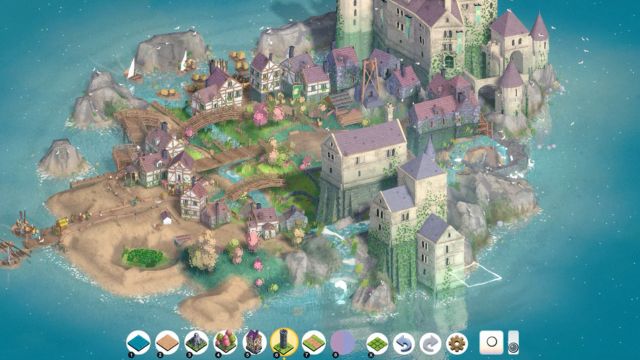 Brushland là game mô phỏng xây dựng vương quốc cổ tích mộng mơ