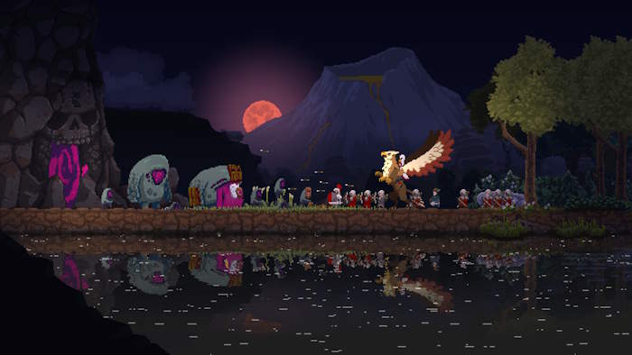 Kingdom Two Crowns là game thủ thành lấy bối cảnh trong một thế giới Pixel sống động