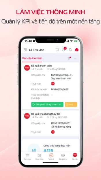 Hỗ trợ làm việc thông minh