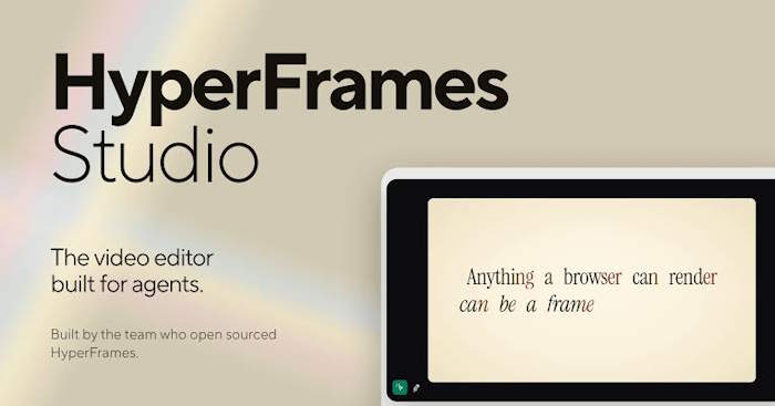 HyperFrames Studio là trình chỉnh sửa video miễn phí dành cho PC
