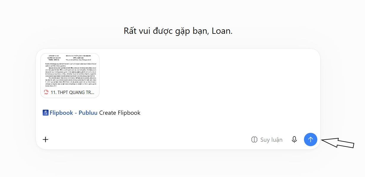Giờ là bước chuyển PDF thành sách lật