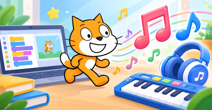Tạo đoạn nhạc lặp lại trong Scratch