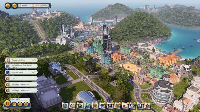 Tropico 6 for Mac mang đến nhiều khả năng mới về giao thông và cơ sở hạ tầng