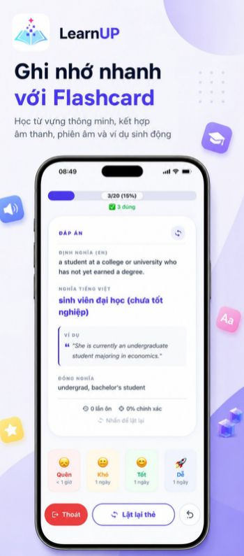 Ghi nhớ nhanh với Flashcards