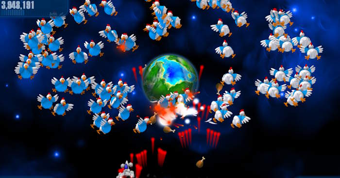 Chicken Invaders sẽ đưa người chơi vào cuộc hành trình liên thiên hà đầy hài hước