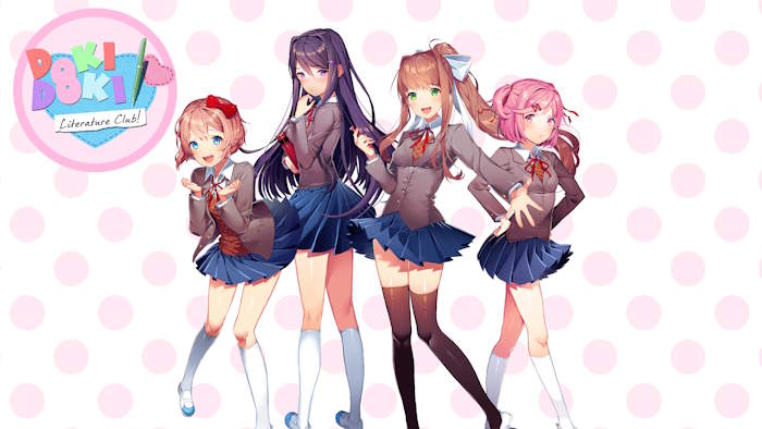 Doki Doki Literature Club! là game visual novel đường kết hợp yếu tố kinh dị tâm lý