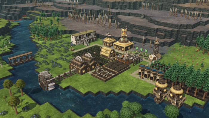  Timberborn là game mô phỏng xây dựng thành phố dạng sandbox 
