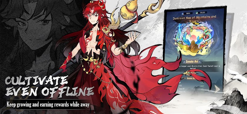 Chơi game nhàn rỗi, nhận phần thưởng offline