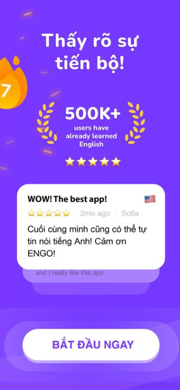Thấy rõ sự tiến bộ