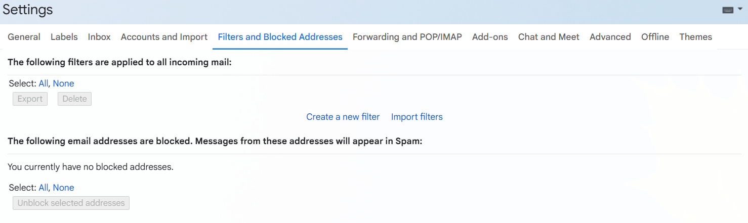 Cài đặt Gmail