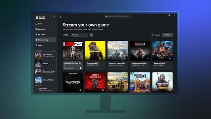 Xbox cung cấp các công cụ giúp người chơi quản lý thư viện game từ xa