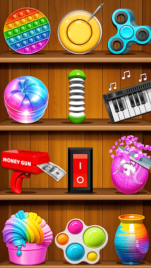 Mini Relaxing Game có vô số món đồ chơi giảm stress