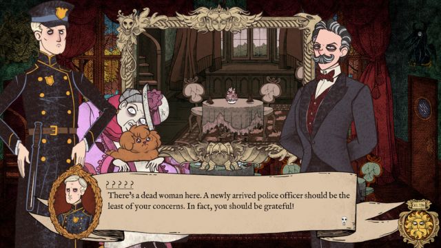 Kết bạn, tạo kẻ thù và tương tác với dàn nhân vật bí ẩn trong Tearoom of Terror game