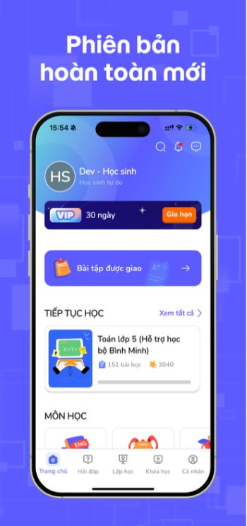 Phiên bản hoàn toàn mới
