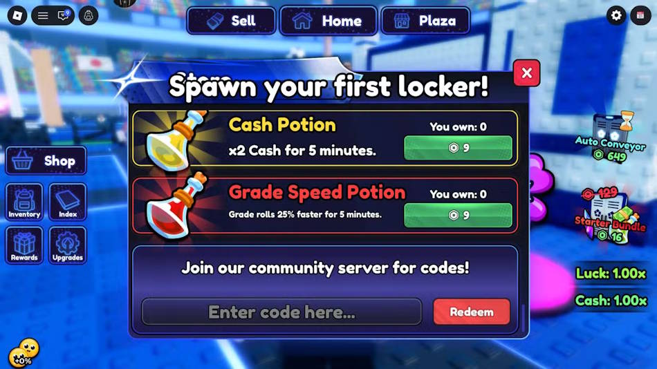 Cách đổi code Blue Lock Farm