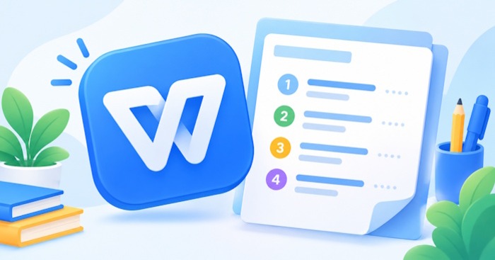 Cách làm mục lục tự động trong WPS Writer