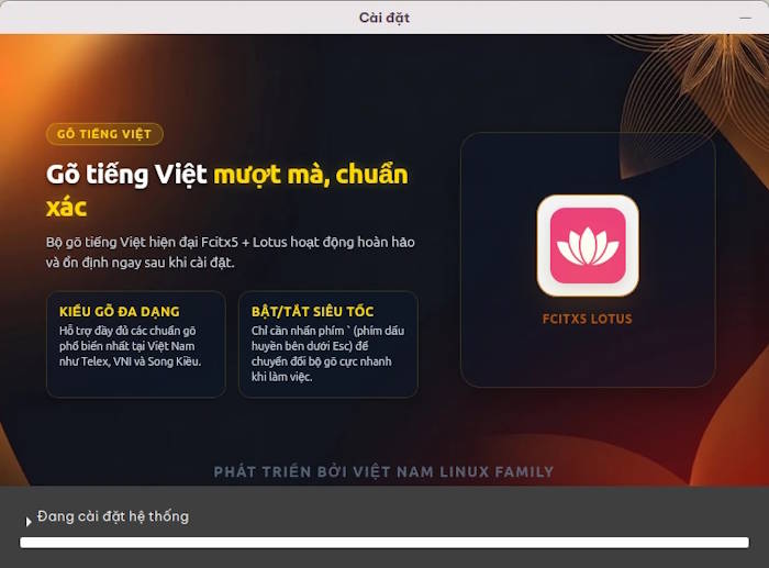 Tiếng Việt sẵn sàng ngay từ phút đầu tiên
