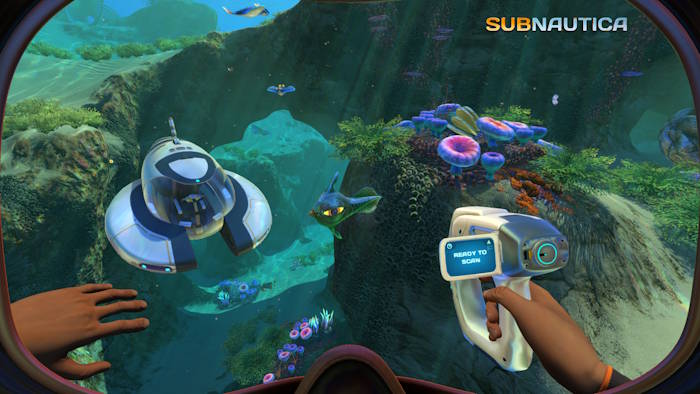 Subnautica là game sinh tồn lấy bối cảnh trên một hành tinh đại dương xa lạ
