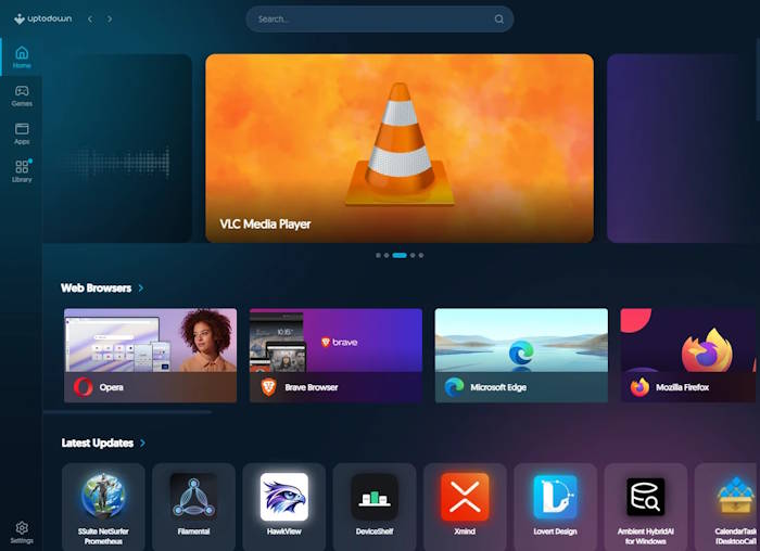 Uptodown Desktop mang kho phần mềm đồ sộ của Uptodown lên máy Mac
