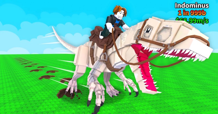 Game cưỡi khủng long trên Roblox