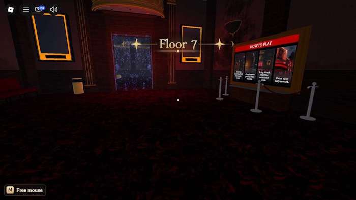 Thang máy tầng 7 trong game The Hollow