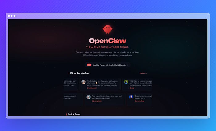 OpenClaw được thiết kế để hỗ trợ thực hiện công việc thay vì chỉ trao đổi thông tin