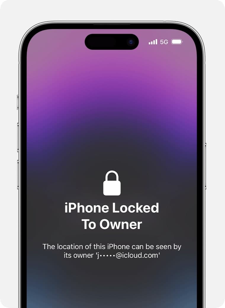 iPhone Locked To Owner 