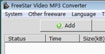 FreeStar Video MP3 Converter